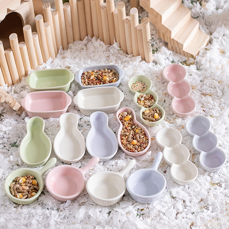 Castron ceramic pentru hamsteri, porțelan, brand Shuo ni, origine Chaozhou, Guangdong, cod Ph20250629