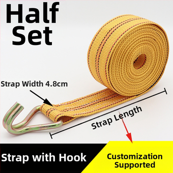 Szállítási rögzítő szalag horgos feszítőmechanizmussal teherautókhoz és konténerekhez