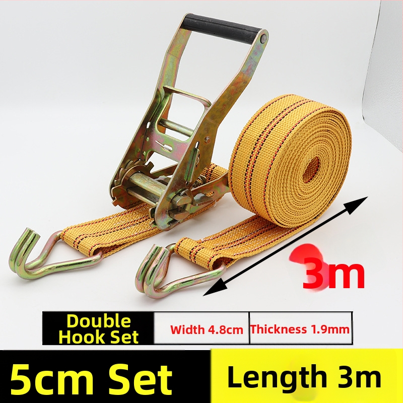 Szállítási rögzítő szalag horgos feszítőmechanizmussal teherautókhoz és konténerekhez