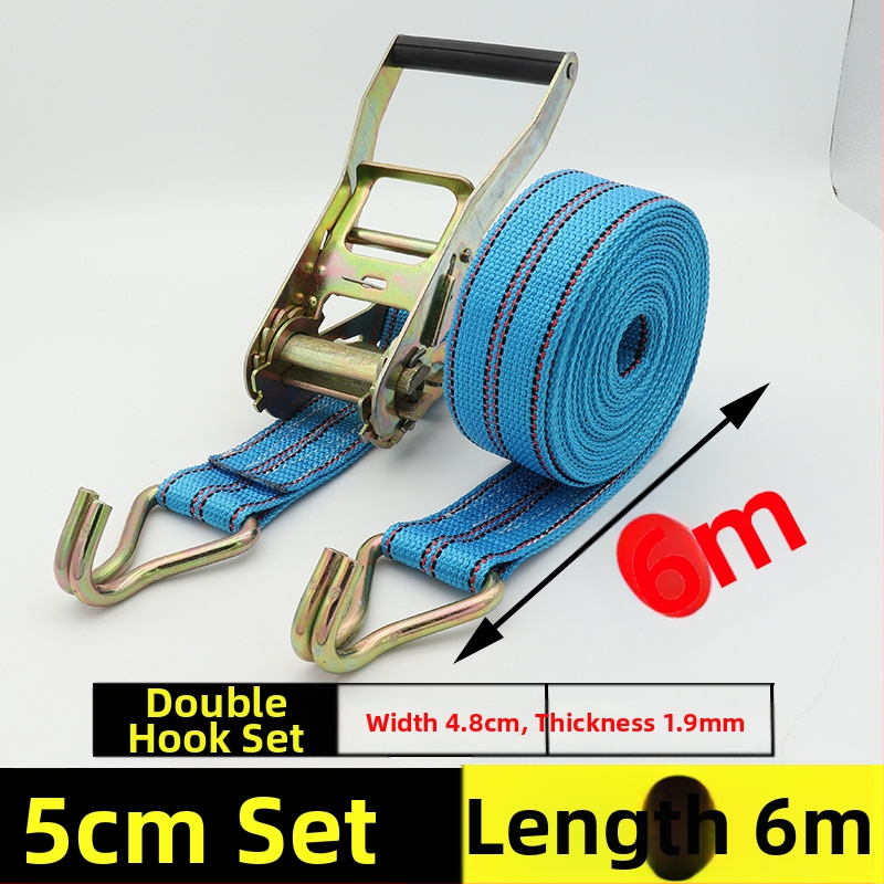 Szállítási rögzítő szalag horgos feszítőmechanizmussal teherautókhoz és konténerekhez