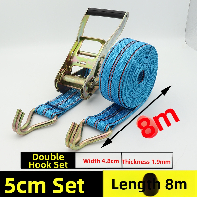 Szállítási rögzítő szalag horgos feszítőmechanizmussal teherautókhoz és konténerekhez