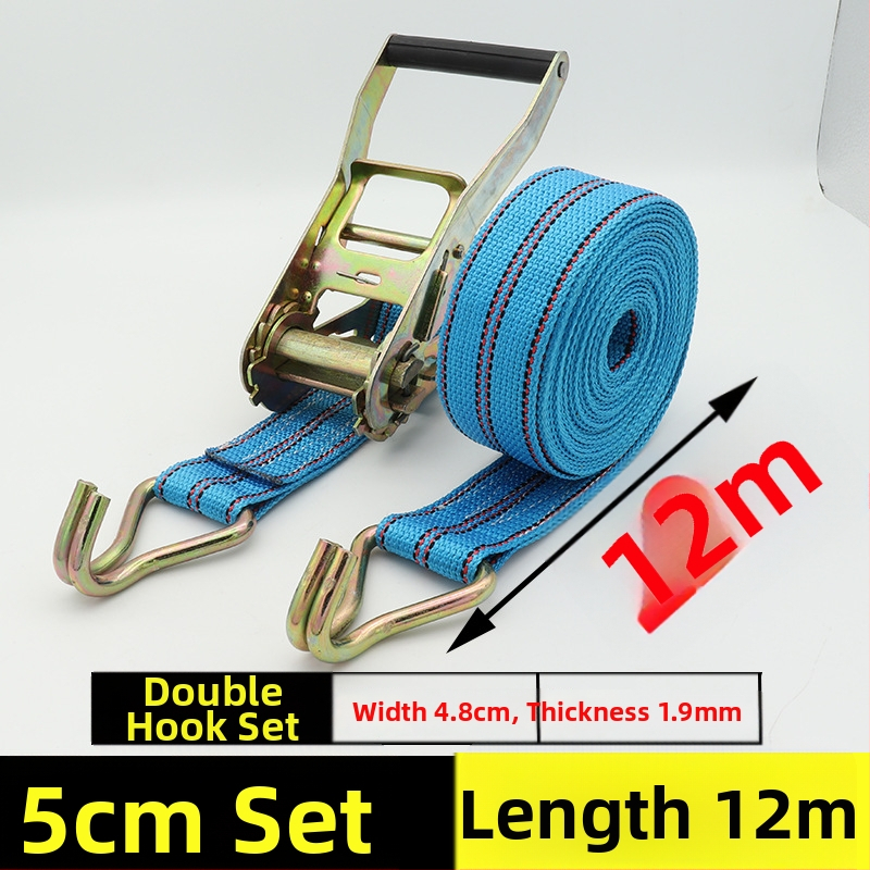 Szállítási rögzítő szalag horgos feszítőmechanizmussal teherautókhoz és konténerekhez