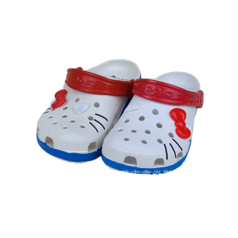 Pantofi copii cu găuri – EVA partea superioară și talpă EVA, antiderapant, respirabili, ușori, talpa 1–2 cm, vârf rotund, seria Monster Power-Big Eye