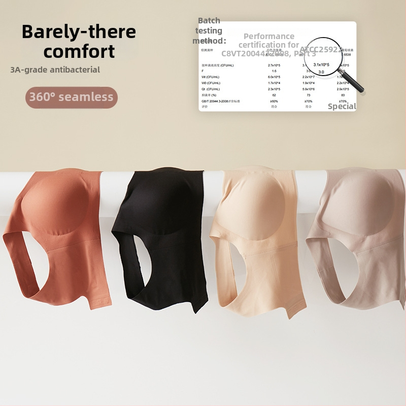 Carlsly sutien fără fir cu căptușeală din mătase de mulberry, fără cusături, cupe 3/4, forme subțiri, material nylon, căptușeală 80-90% mătase, bretele duble, închidere spate cu trei rânduri, Primăvara 2025