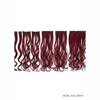 Set klipova za volumen kose, model sc88, vlakna otporna na visoku temperaturu, duljina pramena 13 cm