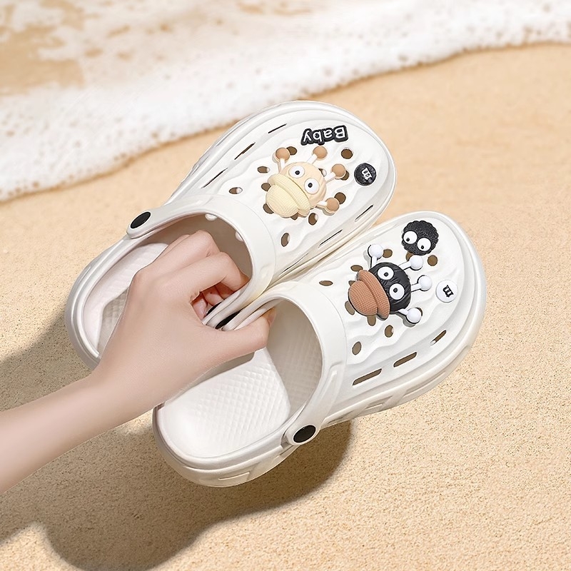 Unisex EVA klompe s mekom podlogom protivklizne za plažu i vanjsku upotrebu, ležerne sandale, brzo se suše, prozračne, vodootporne, injekcijski oblikovana potplata, debljina 3 cm ili više