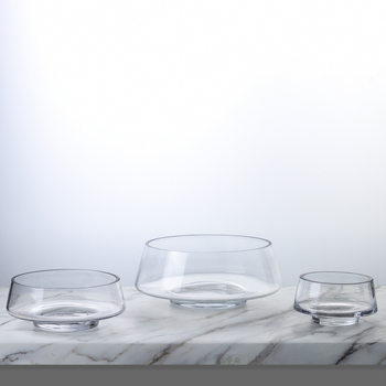 Vază din sticlă transparentă cu formă geometrică pentru suculente și mușchi, micro-peisaj hidroponic, suprafață lustruită, stil modern minimalist