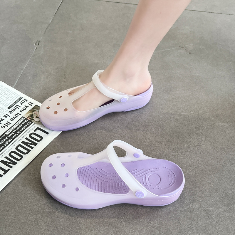 Mary Jane cipele s rupicama za žene, EVA potplat