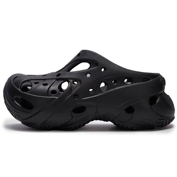 Sandale unisex Crocs-style, talpă EVA 3 cm, creștere înălțime, respirante și anti-derapante.