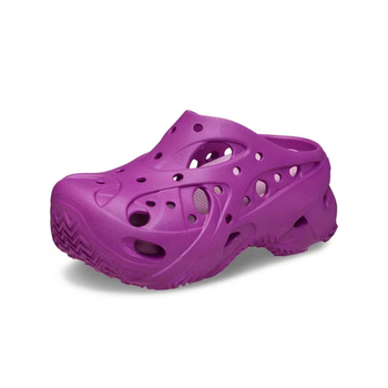 Sandale unisex Crocs-style, talpă EVA 3 cm, creștere înălțime, respirante și anti-derapante.