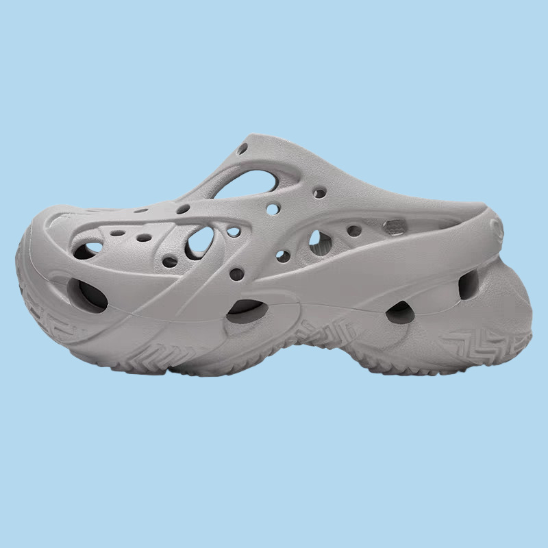 Sandale unisex Crocs-style, talpă EVA 3 cm, creștere înălțime, respirante și anti-derapante.