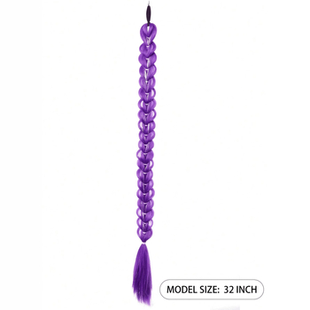 Perucă cu coadă pentru doamne, păr în buchet, fir rezistent la temperaturi înalte, model py716