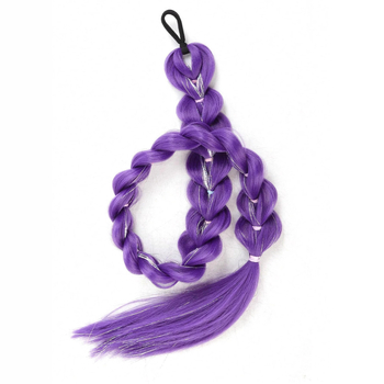 Perucă cu coadă pentru doamne, păr în buchet, fir rezistent la temperaturi înalte, model py716