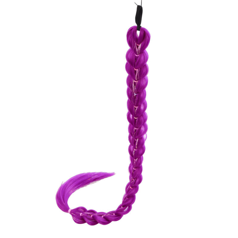 Perucă cu coadă pentru doamne, păr în buchet, fir rezistent la temperaturi înalte, model py716