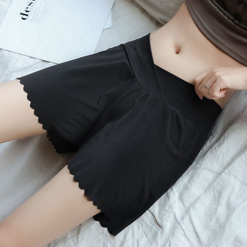 Майчински панталони за лято, тънки, бързосъхнещи, висока талия, капри дължина, полиестер/еластан 93.3%/6.7%