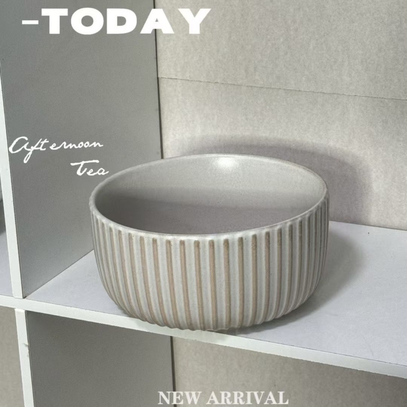 Vas ceramic pentru animale de companie, design anti-vărsare, cu suport pentru gât, vas pentru mâncare și apă pentru pisici și câini