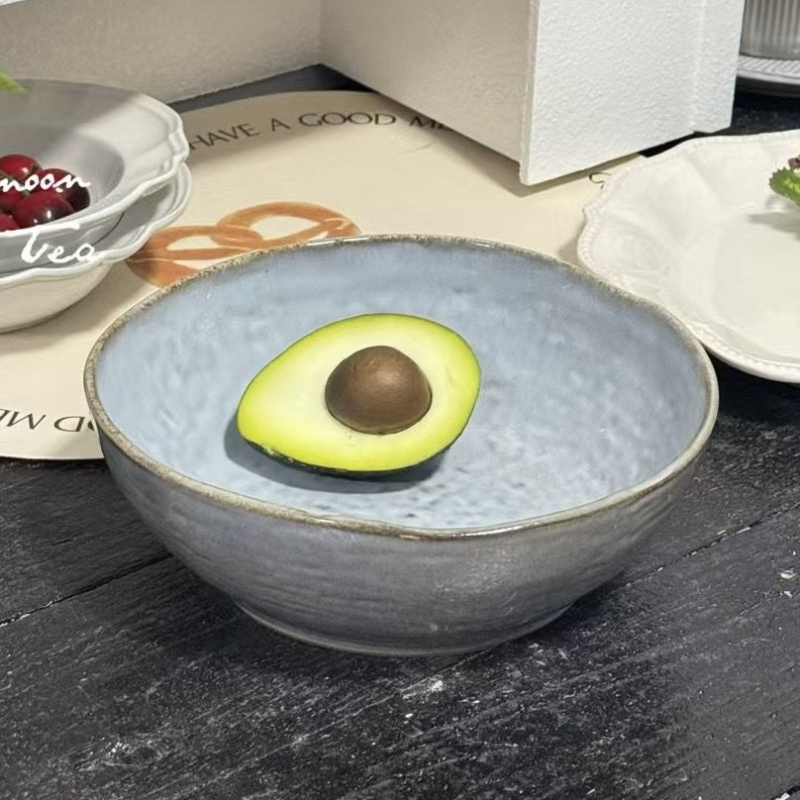 Vas ceramic pentru animale de companie, design anti-vărsare, cu suport pentru gât, vas pentru mâncare și apă pentru pisici și câini