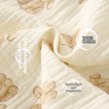 Set de pijamale postnatale din tifon de bumbac, 100% bumbac, mâneci lungi, pantaloni, stil pastoral