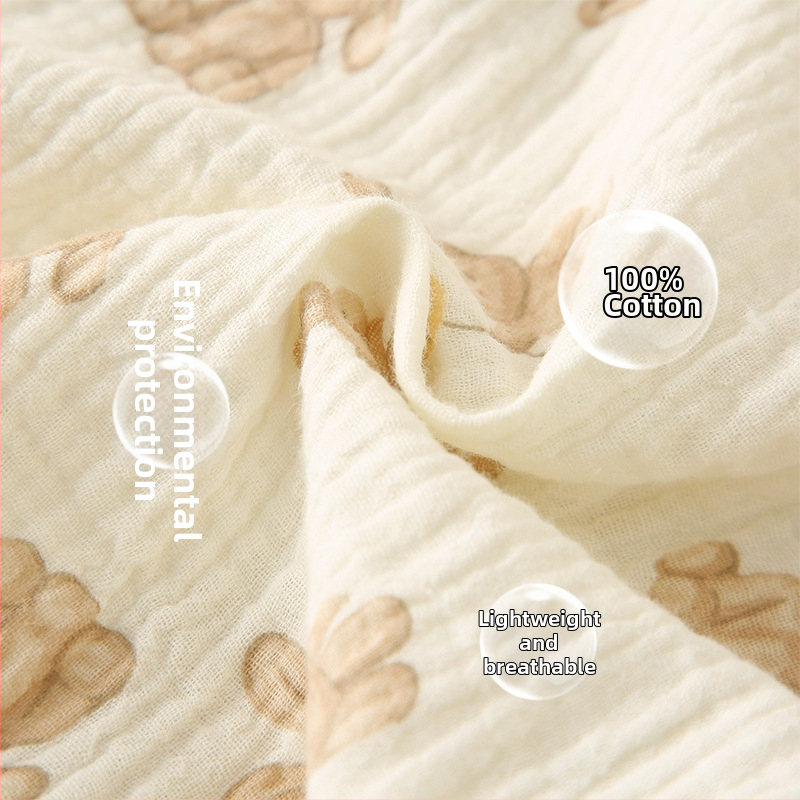 Set de pijamale postnatale din tifon de bumbac, 100% bumbac, mâneci lungi, pantaloni, stil pastoral