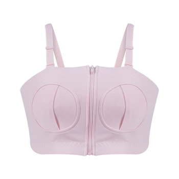 Sutien de alăptare hands-free, bretele detașabile duble, cupe subțiri, material din bumbac, lactație