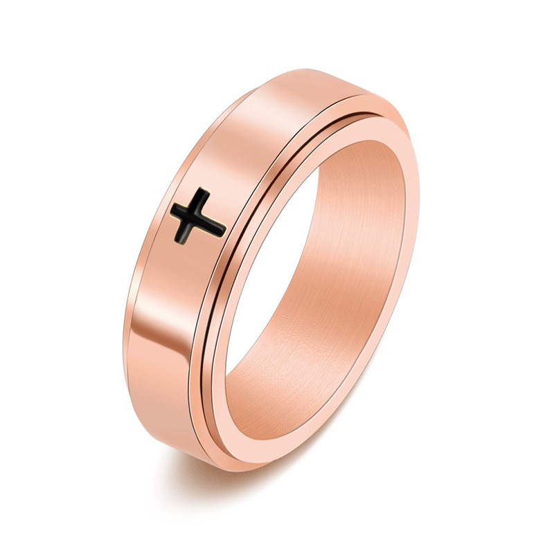 Lele Jewelry muški prsten – nehrđajući čelik, pozlata, romb geometrijski oblik