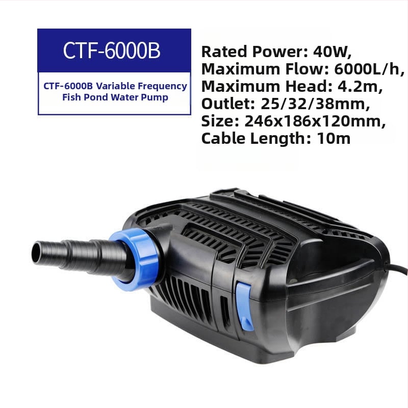 SUNSUN/Sensen CTF sorozat merülő tószivattyú kőbarlang díszítéshez, körforgás és szűrés, tömege 5 kg