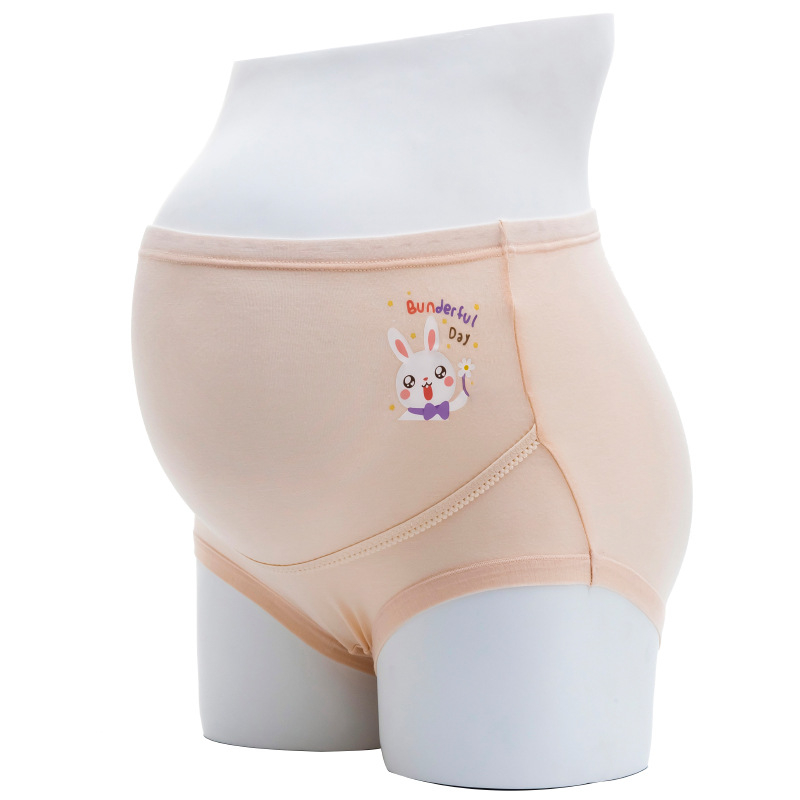 Chiloți de maternitate talie înaltă, din Modal respirabil, susținere abdominală, căptușeală Modal, pentru toate anotimpurile