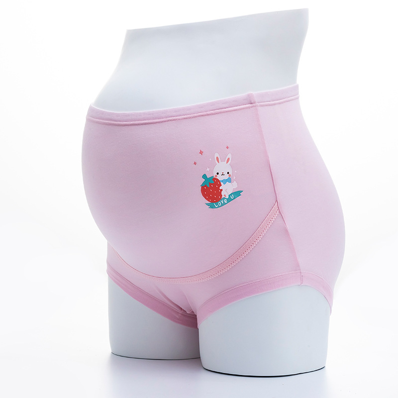 Chiloți de maternitate talie înaltă, din Modal respirabil, susținere abdominală, căptușeală Modal, pentru toate anotimpurile