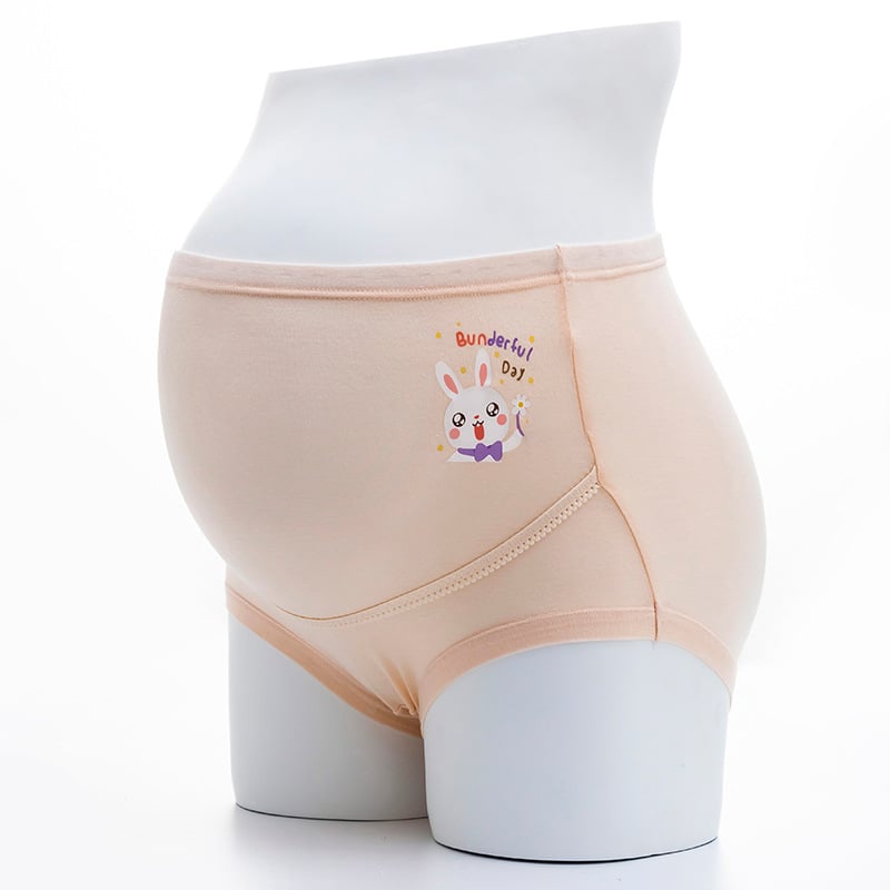 Chiloți de maternitate talie înaltă, din Modal respirabil, susținere abdominală, căptușeală Modal, pentru toate anotimpurile