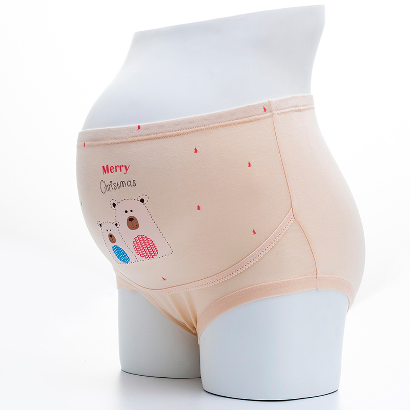 Chiloți de maternitate talie înaltă, din Modal respirabil, susținere abdominală, căptușeală Modal, pentru toate anotimpurile