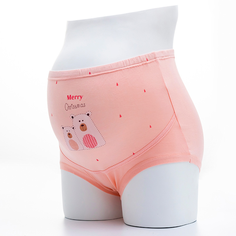 Chiloți de maternitate talie înaltă, din Modal respirabil, susținere abdominală, căptușeală Modal, pentru toate anotimpurile