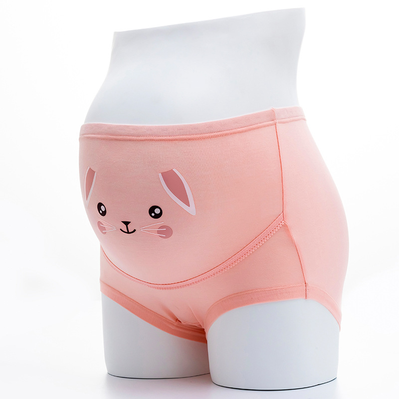 Chiloți de maternitate talie înaltă, din Modal respirabil, susținere abdominală, căptușeală Modal, pentru toate anotimpurile