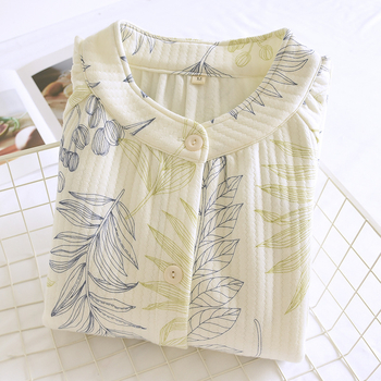 Pijama de noapte pentru alăptare – bumbac pur, 95–100% bumbac, mâneci lungi, țesătură subțire, deschidere pentru alăptare tip cruce, stil minimalist casual