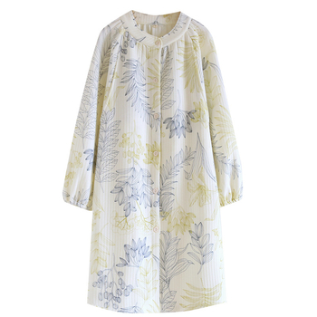 Pijama de noapte pentru alăptare – bumbac pur, 95–100% bumbac, mâneci lungi, țesătură subțire, deschidere pentru alăptare tip cruce, stil minimalist casual