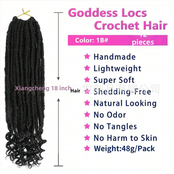 Goddess Faux Locs kukičane pletenice – afro stil slobode