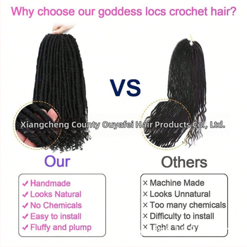 Goddess Faux Locs kukičane pletenice – afro stil slobode