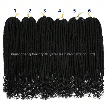 Goddess Faux Locs kukičane pletenice – afro stil slobode