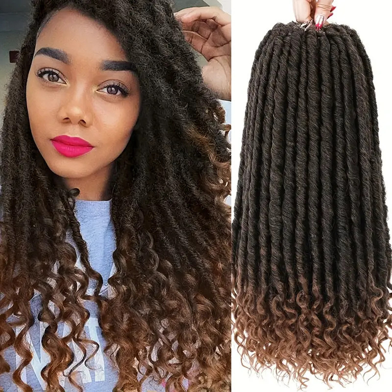 Goddess Faux Locs kukičane pletenice – afro stil slobode