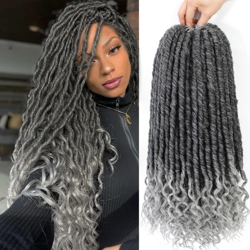Goddess Faux Locs kukičane pletenice – afro stil slobode