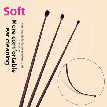 Nástroj na čistenie uší so svetielkujúcim lúčom v tme, plastová rúčka, mäkký elastický dizajn, bezbolestné čistenie ušného kanála, model 98AjE0j+dAEYnMP/3UOMNdIEKCE=