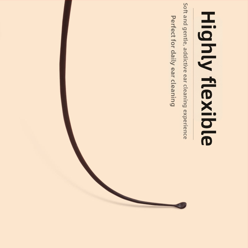 Nástroj na čistenie uší so svetielkujúcim lúčom v tme, plastová rúčka, mäkký elastický dizajn, bezbolestné čistenie ušného kanála, model 98AjE0j+dAEYnMP/3UOMNdIEKCE=