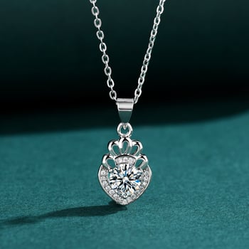 Висулка със сърцевидна форма от неръждаема стомана, моден градски стил