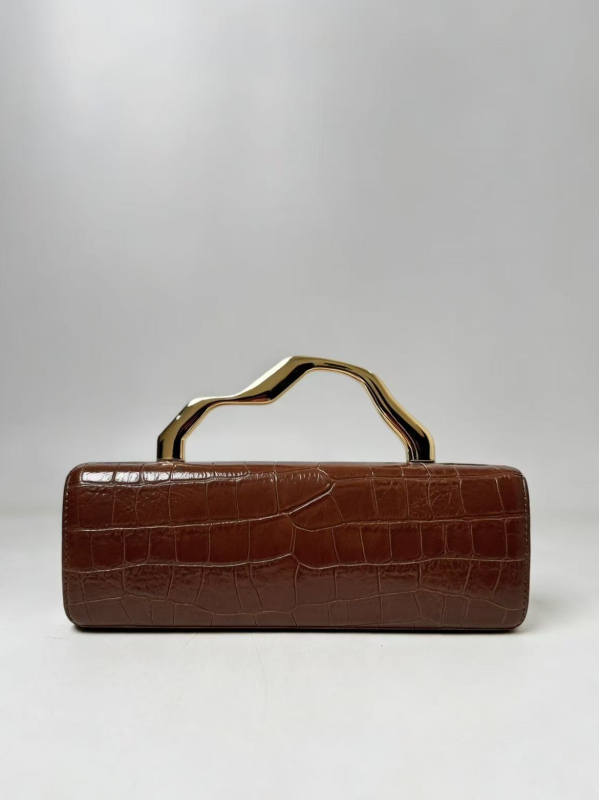 Ženska večernja torbica s leopard printom, PU koža, pravokutni baguette oblik, magnetsko zatvaranje, poliester podstava, svakodnevna upotreba