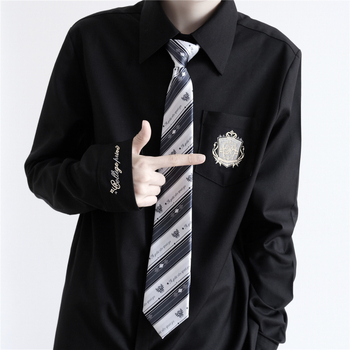 Cămașă pentru bărbați cu mânecă lungă, guler ascuțit, broderie jacquard, design original, stil cardigan