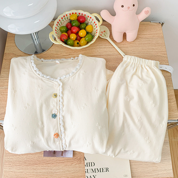Set pijamale postpartum pentru maternitate, cu glugă, mâneci lungi, bumbac 95–100%, reglabil
