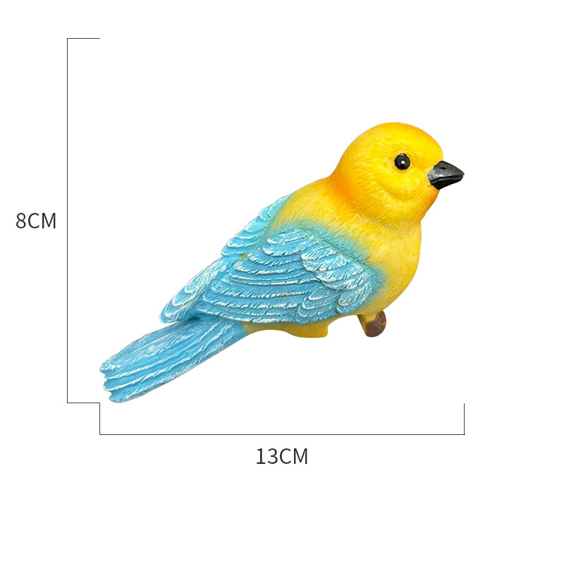 Pasăre decorativă din rășină pentru grădină – stil pastoral, cadou ideal pentru un prieten