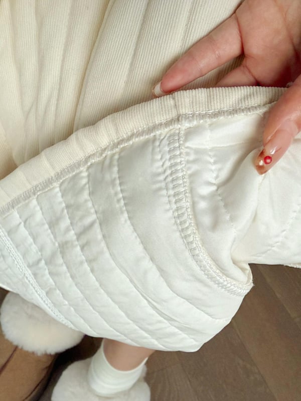 Пола с А-образен силует, миди дължина, едноцветна, полиестер, микроеластична