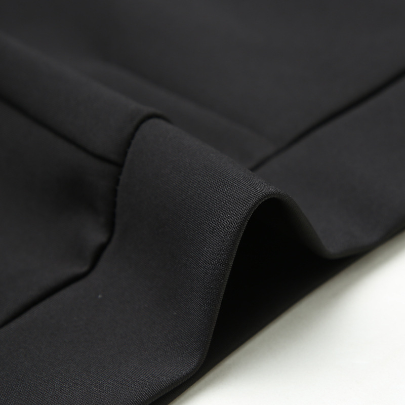 Женска прилепваща до коляното офис пола, едноцветна, полиестер, висока еластичност