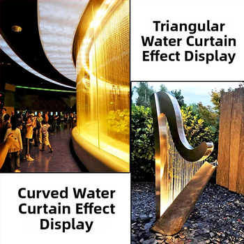 Ακροφύσιο κουρτίνας νερού - ανοξείδωτος χάλυβας; για φοντάνια; Huankang