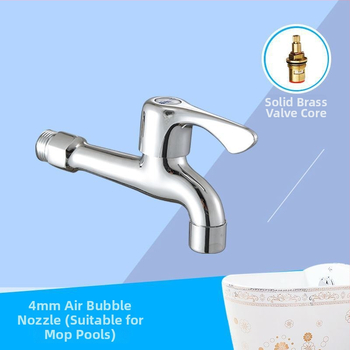 Χαλκού πολυλειτουργική βρύση για πλυντήριο ρούχων και νεροχύτη, βαλβίδα γρήγορης έναρξης, ηλεκτροπλατιωμένη επιφάνεια, μοντέρνος μινιμαλισμός, 1,6 MPa